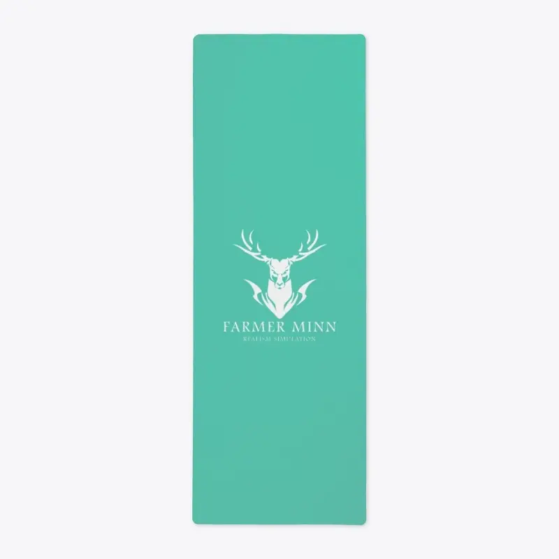 Yoga Mat - White Logo