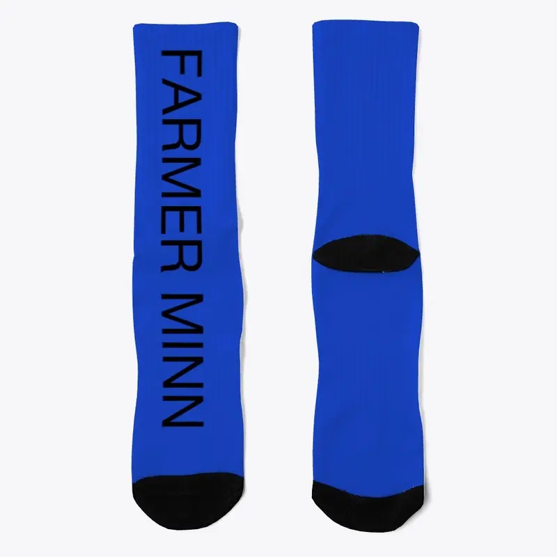 Farmer Minn Socks - Black Logo